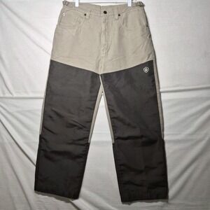 Game Winner Mens Hunting Pants 28x26 Tan Brown Reinforced Canvas Outdoors